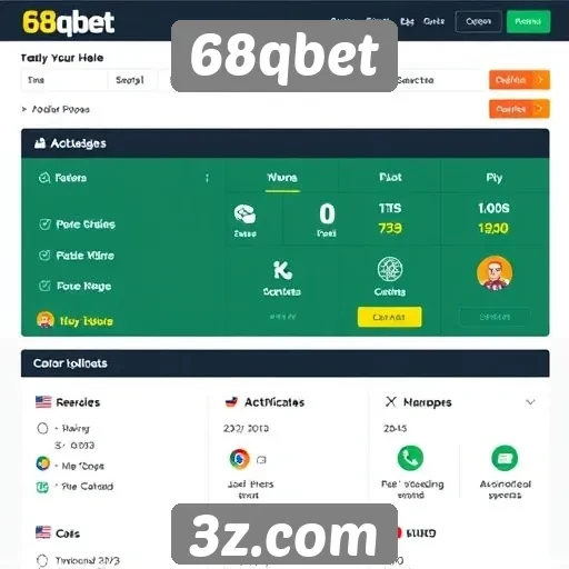 Recursos e funcionalidades do site 68qbet