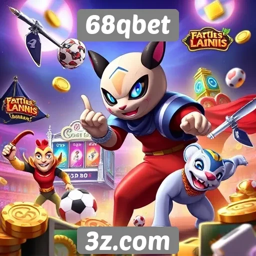 Variedade de jogos disponíveis na plataforma 68qbet